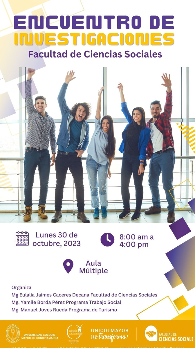 Encuentro de investigaciones Facultad de Ciencias Sociales 